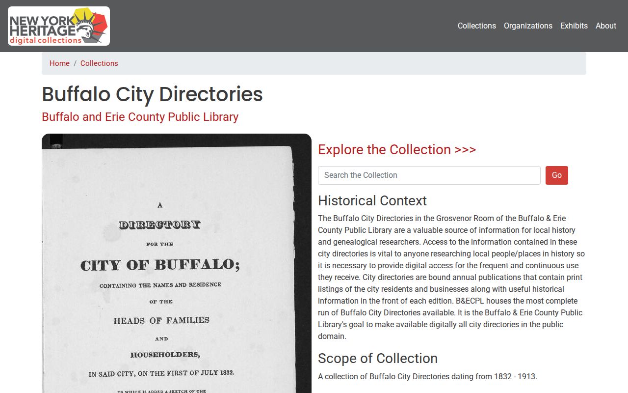 Cheektowaga city directory research through the digitized Buffalo directories collection